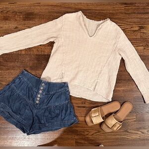 Gauze 100% Cotton Top